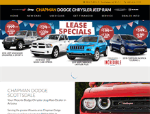 Tablet Screenshot of chapmandodge.com