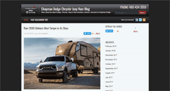 Desktop Screenshot of blog.chapmandodge.com