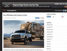 Tablet Screenshot of blog.chapmandodge.com